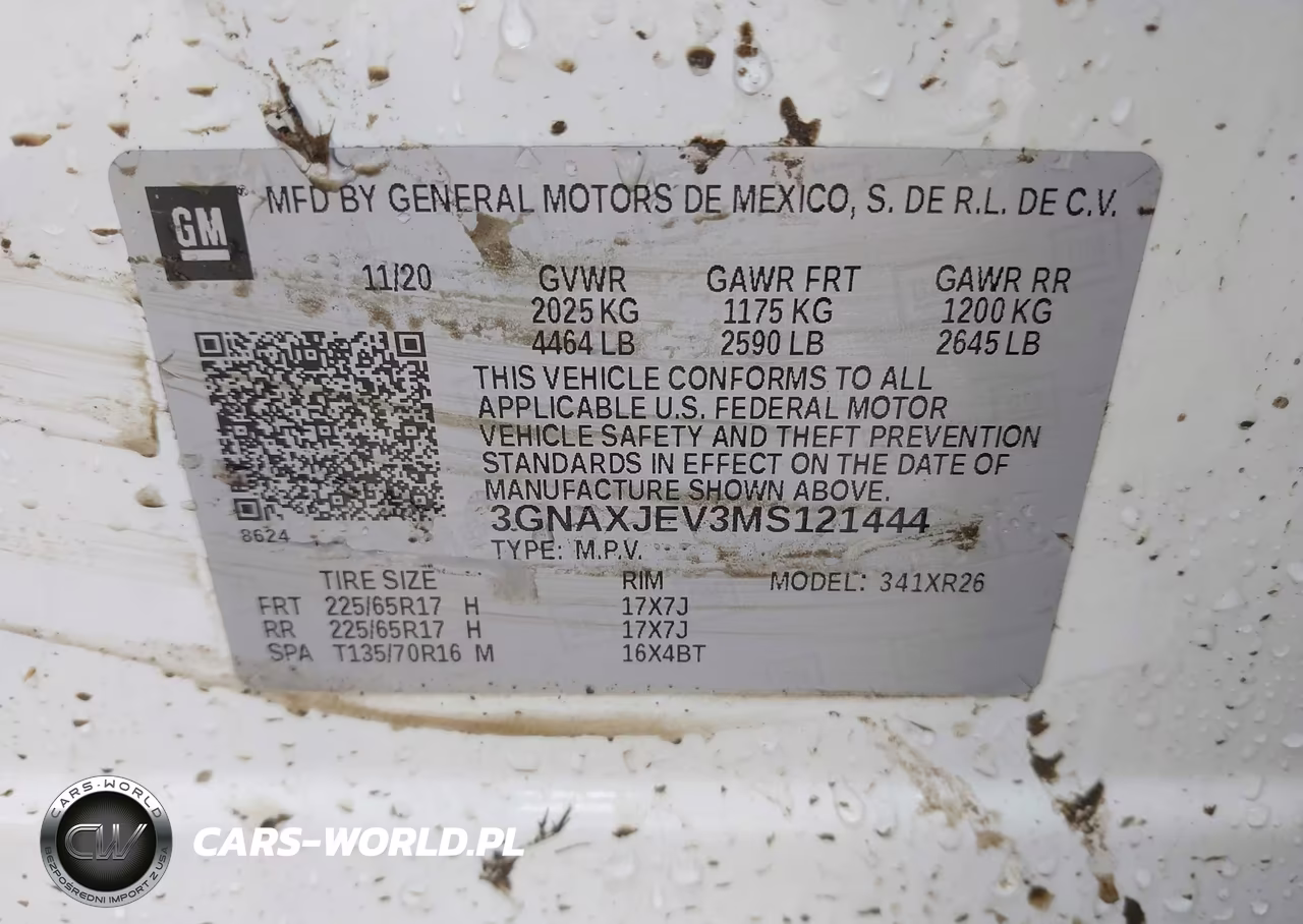 2021 Chevrolet Equinox Fwd 2Fl VIN:3GNAXJEV3MS121444 - 9