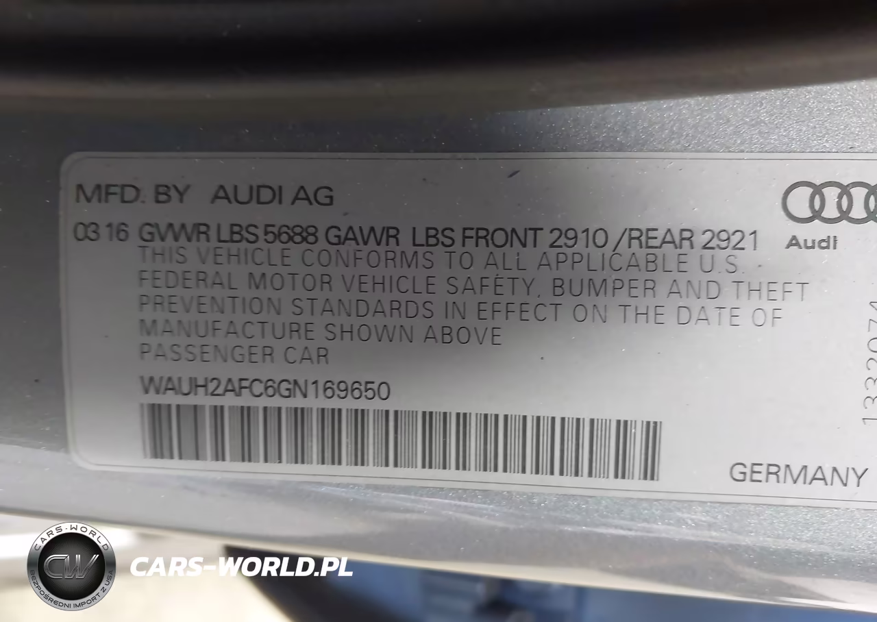2016 Audi S6 Prestige VIN:WAUH2AFC6GN169650 - 9
