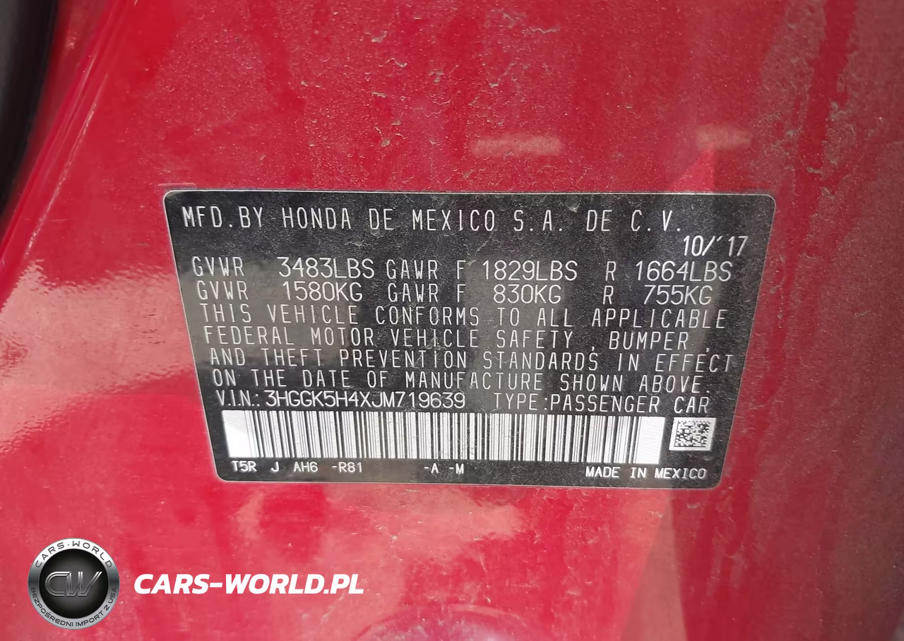 2018 Honda Fit Lx VIN:3HGGK5H4XJM719639 - 9