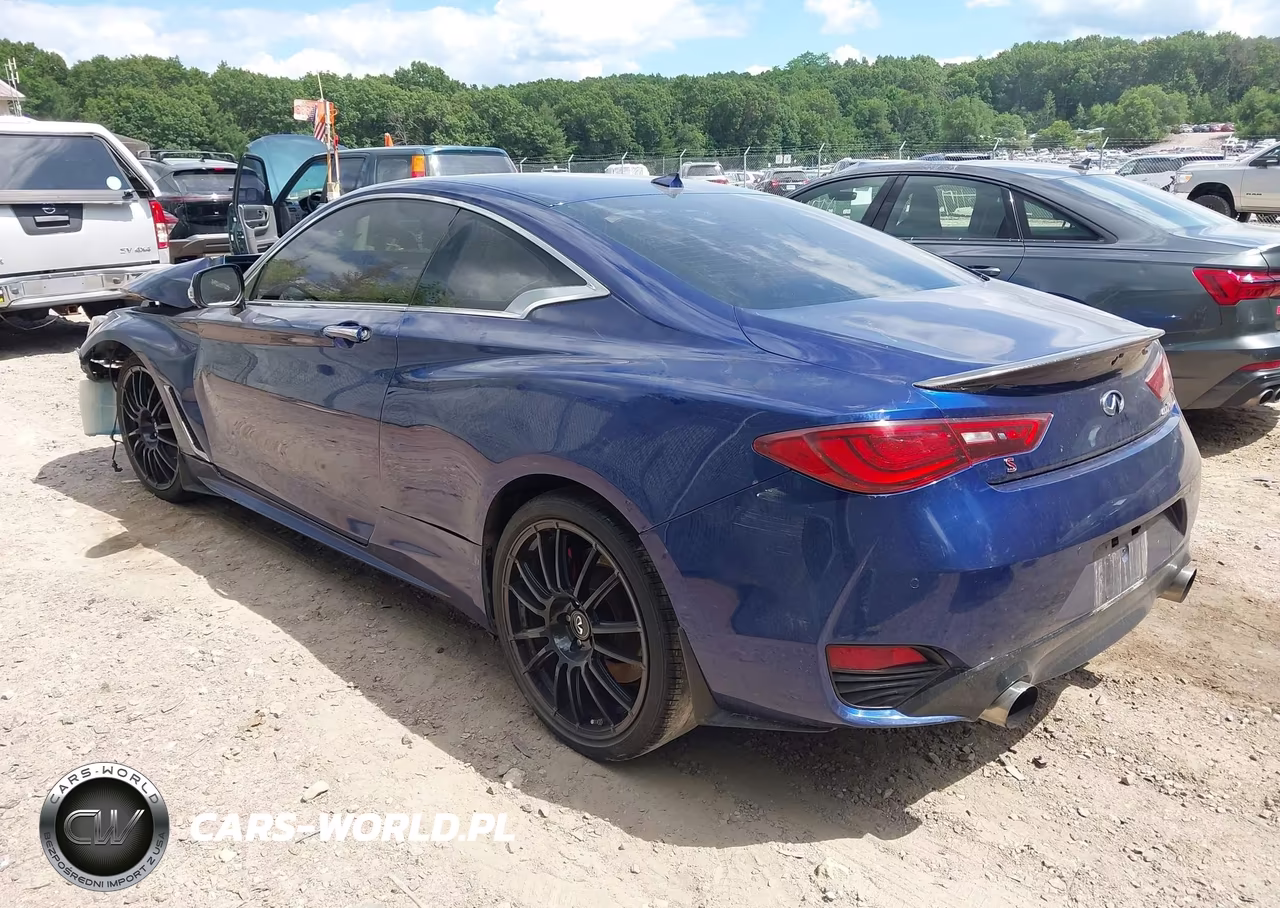 2017 Infiniti Q60 3.0T Red Sport 400 VIN:JN1FV7EK0HM611376 - 3