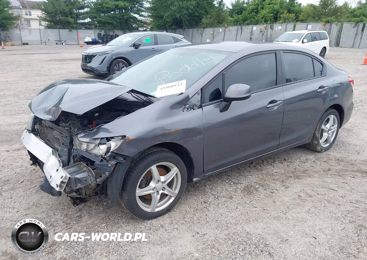 2013 Honda Civic Lx VIN:19XFB2F53DE235752 - 2