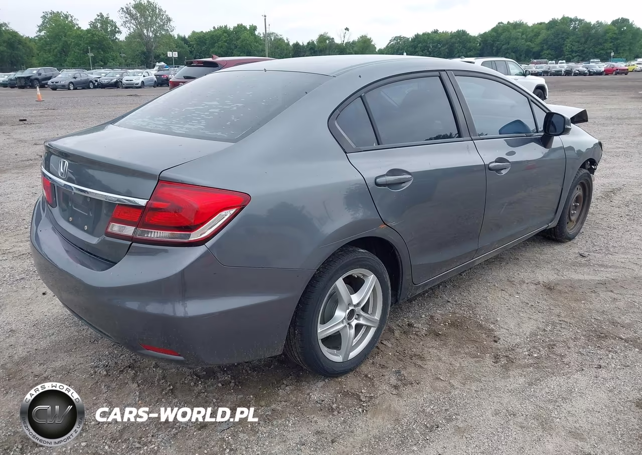 2013 Honda Civic Lx VIN:19XFB2F53DE235752 - 4