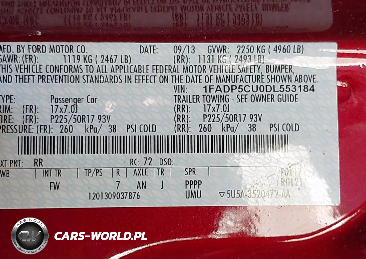 2013 Ford C-Max Energi Sel VIN:1FADP5CU0DL553184 - 9