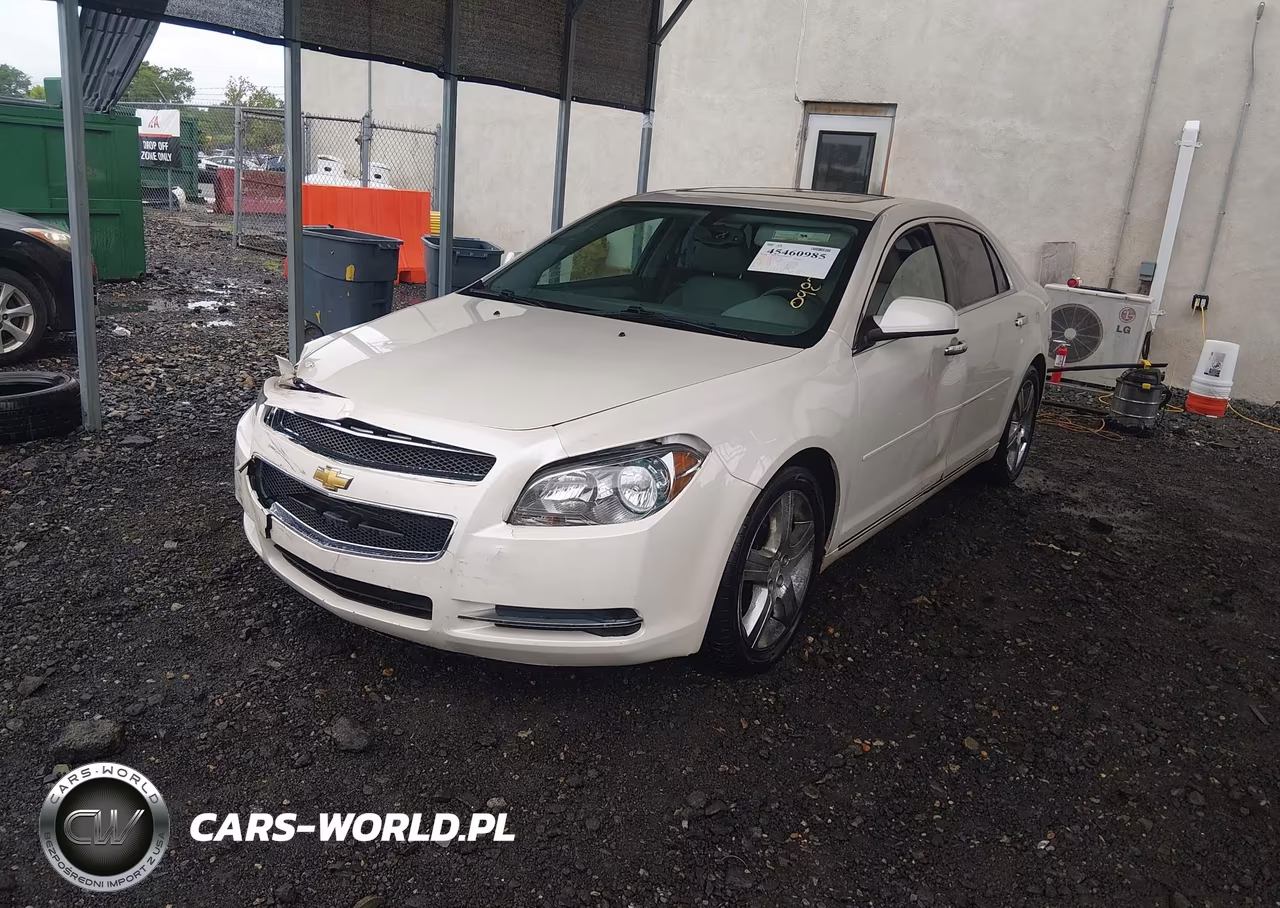 2012 Chevrolet Malibu 3Lt VIN:1G1ZF5E70CF250731 - 2