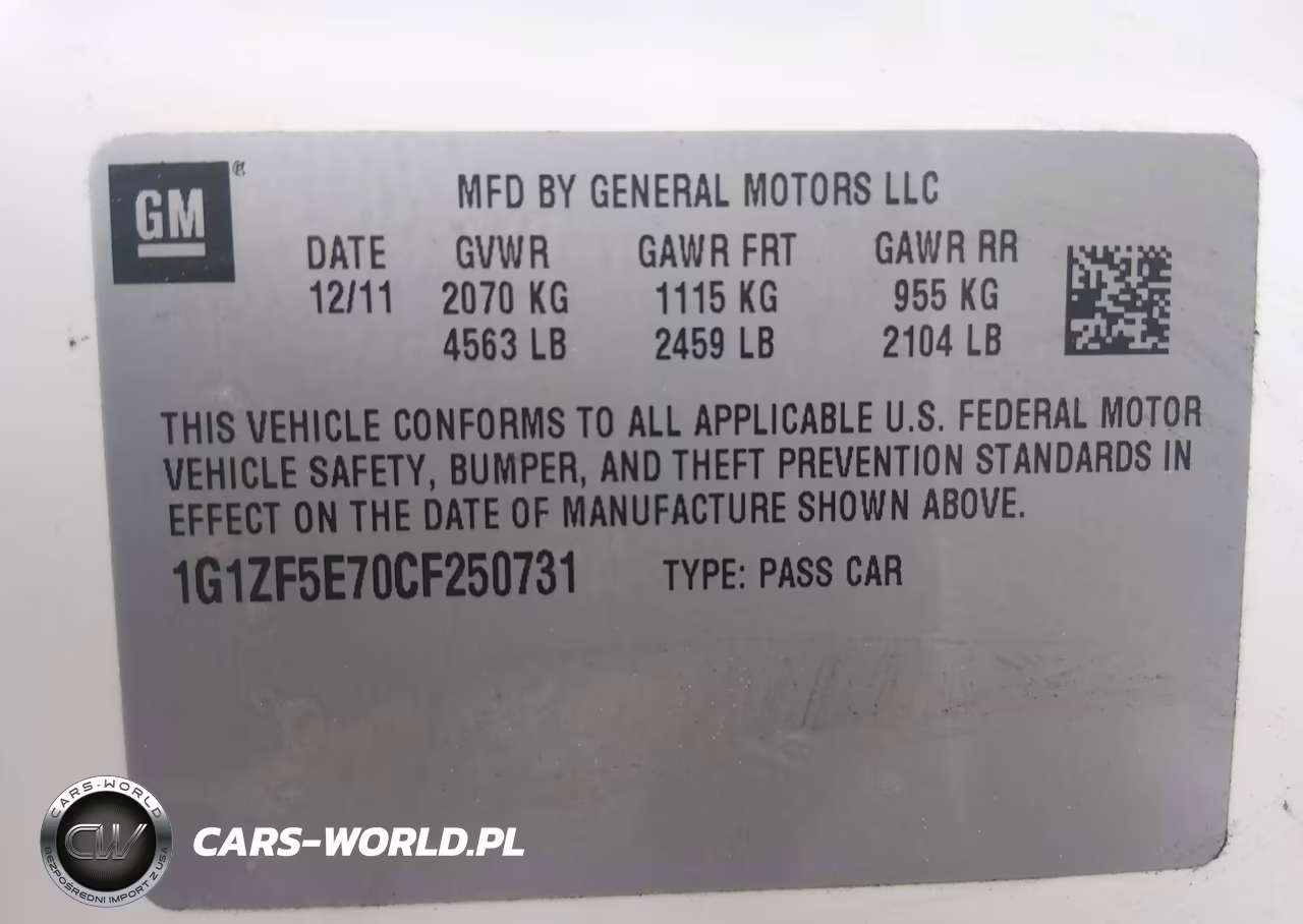 2012 Chevrolet Malibu 3Lt VIN:1G1ZF5E70CF250731 - 9
