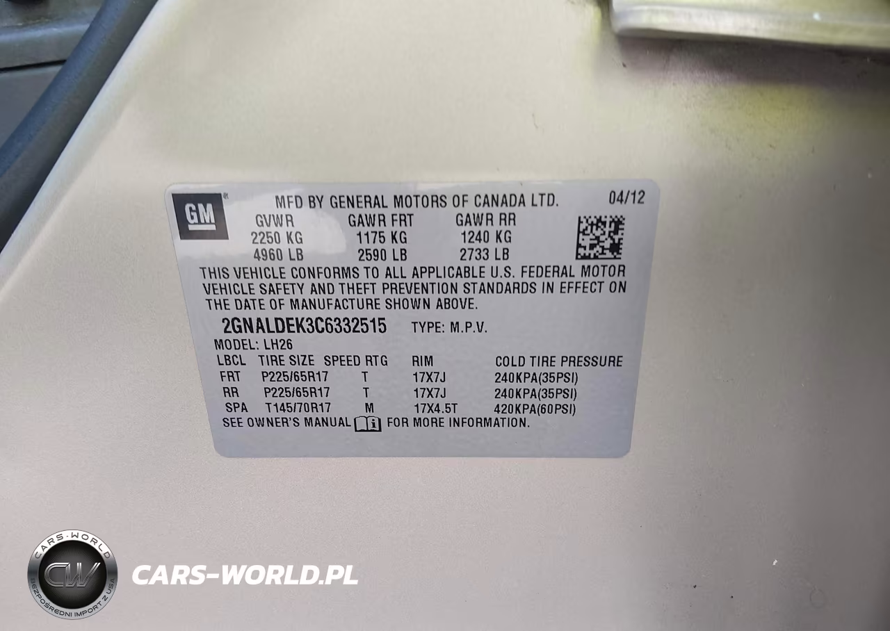 2012 Chevrolet Equinox Lt W-1Lt VIN:2GNALDEK3C6332515 - 9
