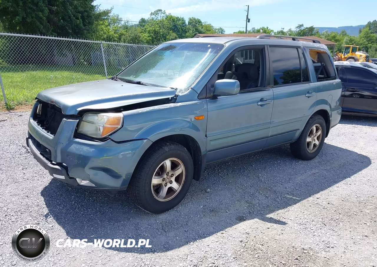 2007 Honda Pilot Ex-L VIN:2HKYF18557H517461 - 2