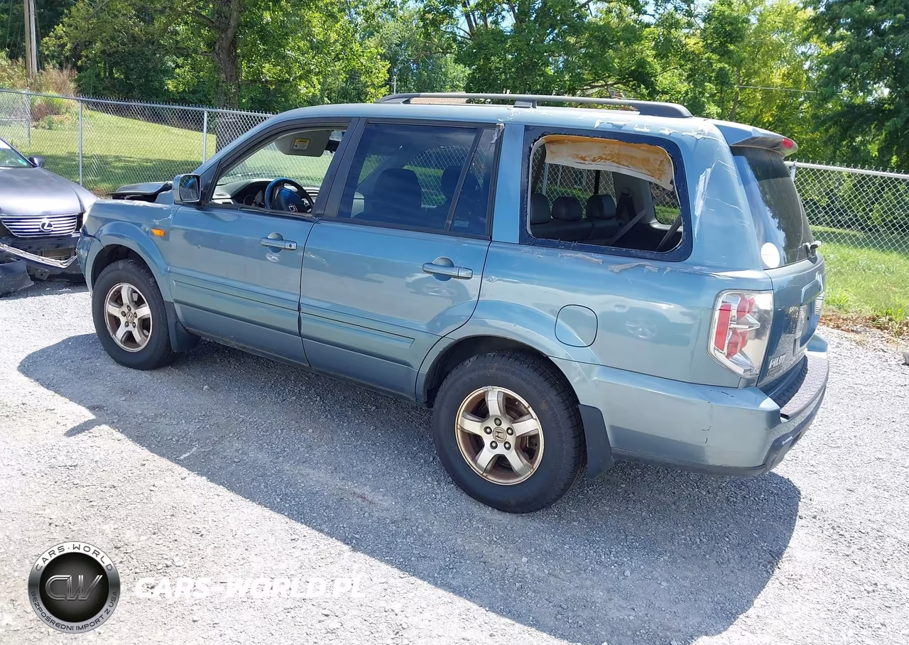2007 Honda Pilot Ex-L VIN:2HKYF18557H517461 - 3