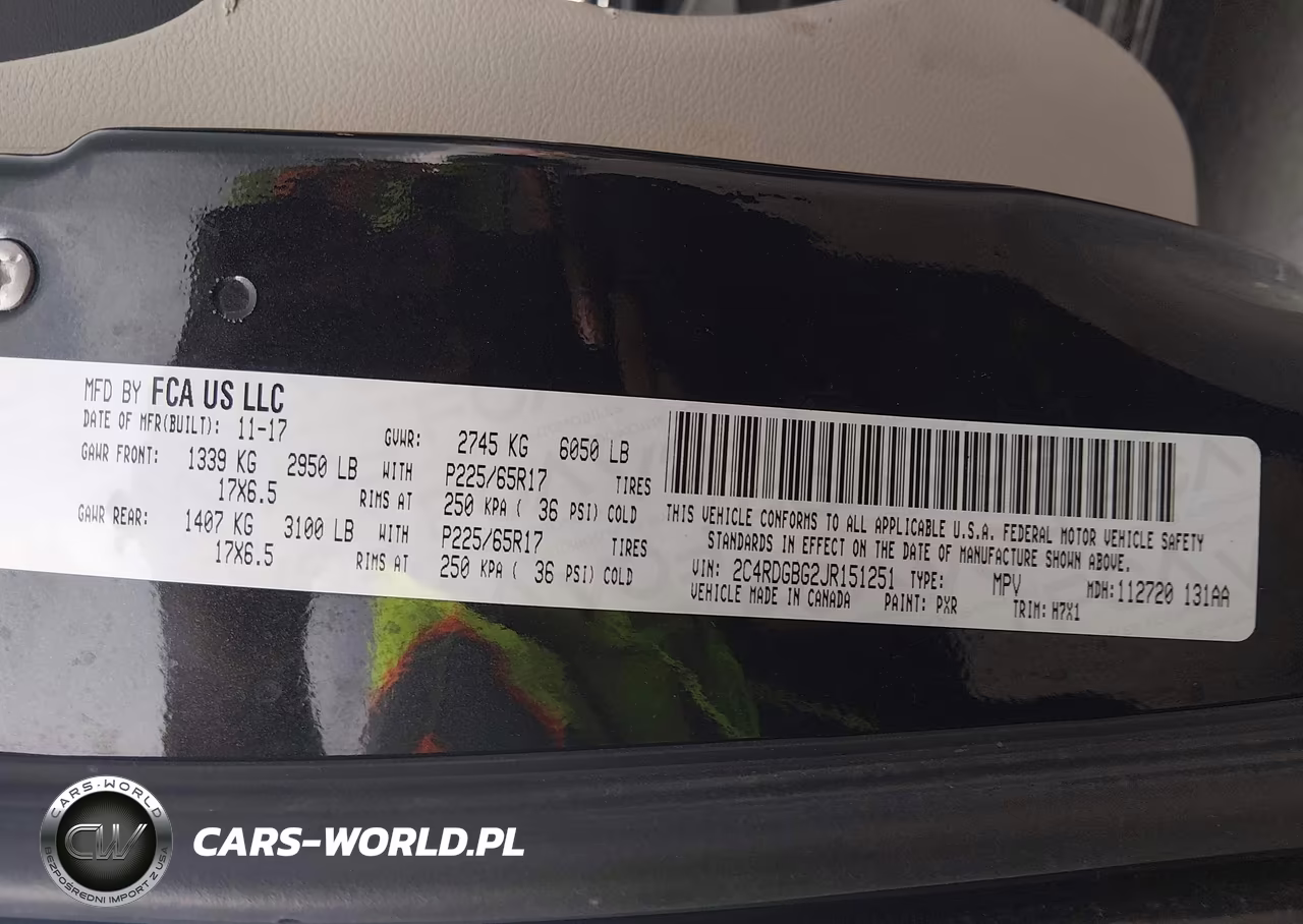 2018 Dodge Grand Caravan Se VIN:2C4RDGBG2JR151251 - 9