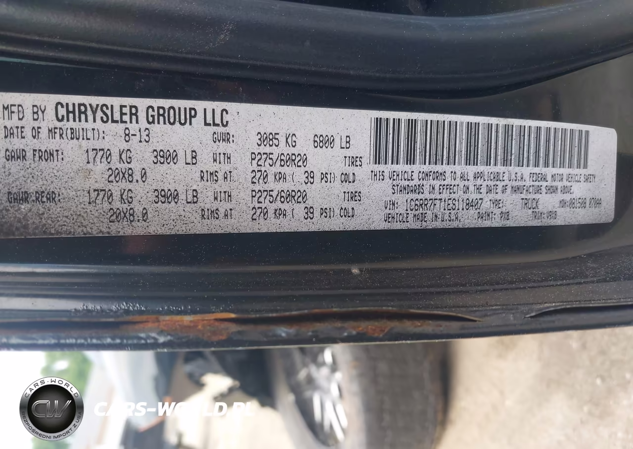 2014 Ram 1500 Express VIN:1C6RR7FT1ES118407 - 9