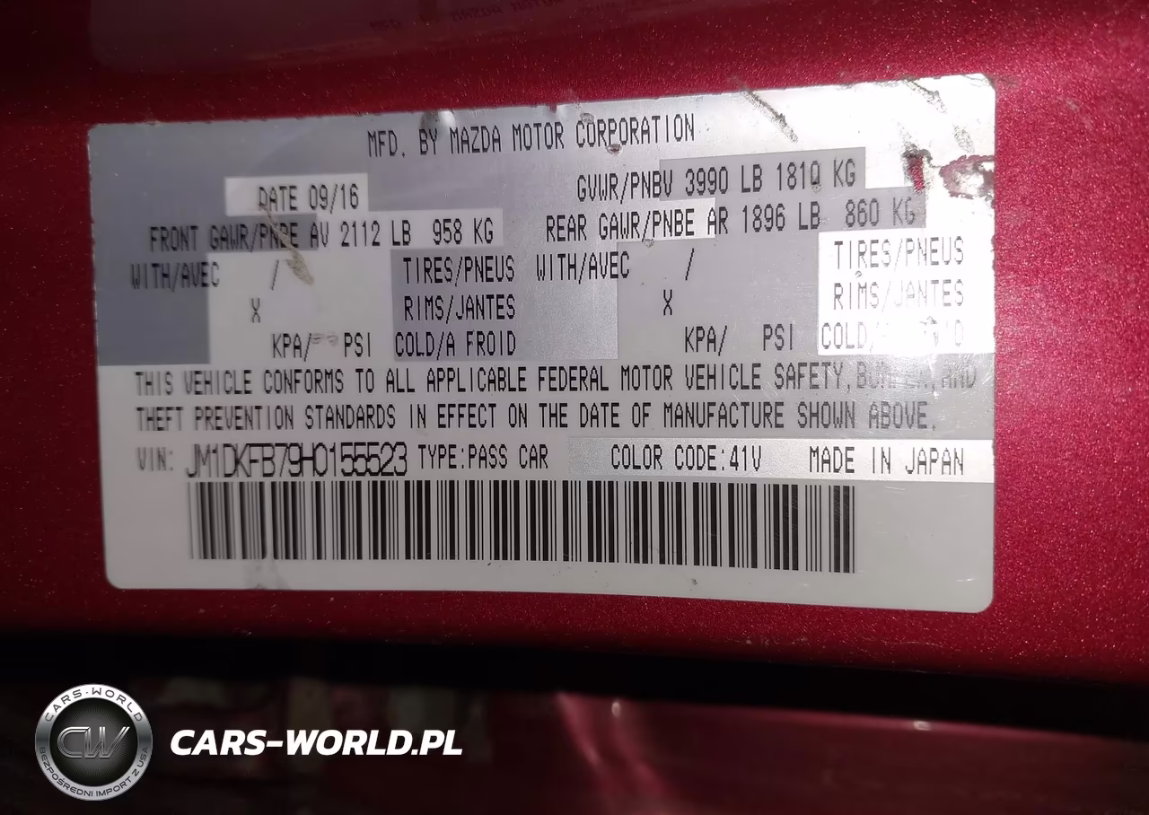 2017 Mazda Cx-3 Sport VIN:JM1DKFB79H0155523 - 9
