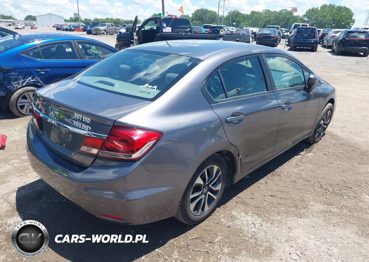 2014 Honda Civic Ex VIN:2HGFB2F82EH538460 - 4