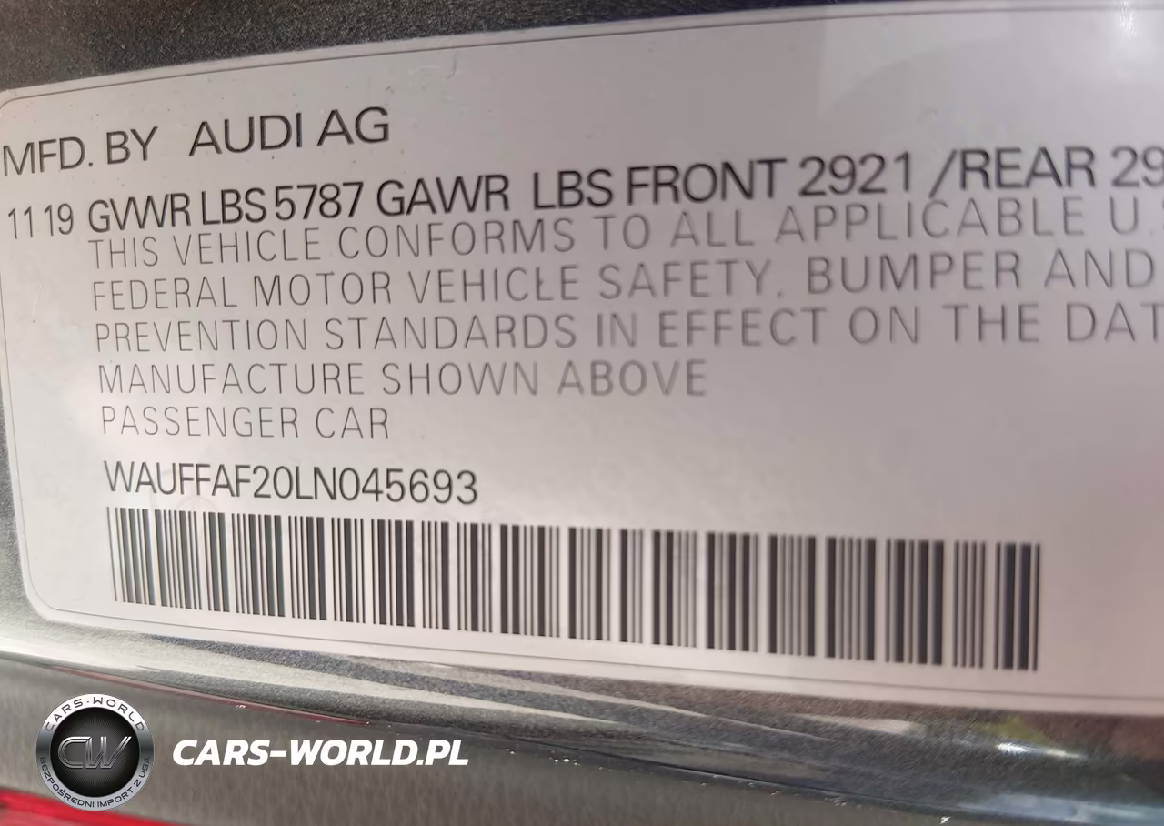 2020 Audi S6 Prestige Tfsi Quattro Tiptronic VIN:WAUFFAF20LN045693 - 9
