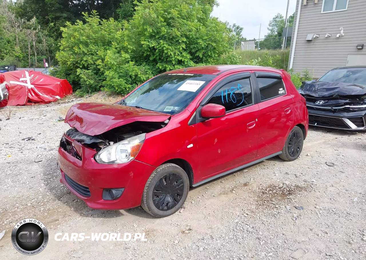 2014 Mitsubishi Mirage De VIN:ML32A3HJ1EH018779 - 2