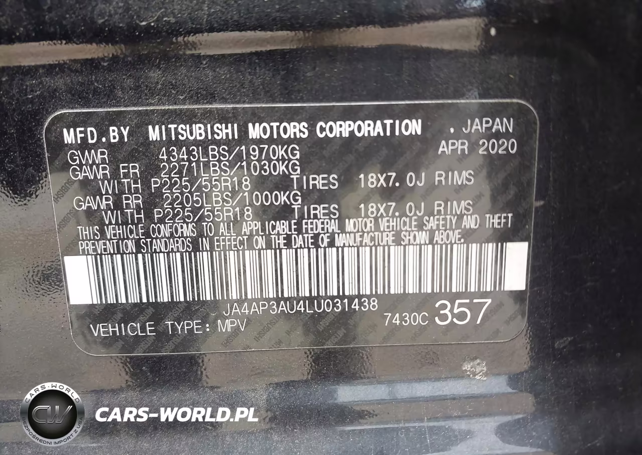 2020 Mitsubishi Outlander Sport 2.0 Es VIN:JA4AP3AU4LU031438 - 9