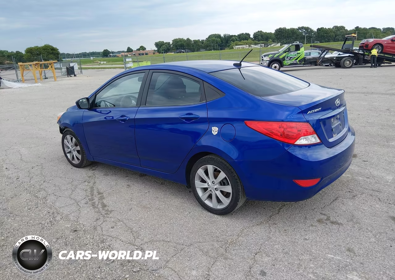 2014 Hyundai Accent Gls VIN:KMHCU4AE2EU601473 - 3