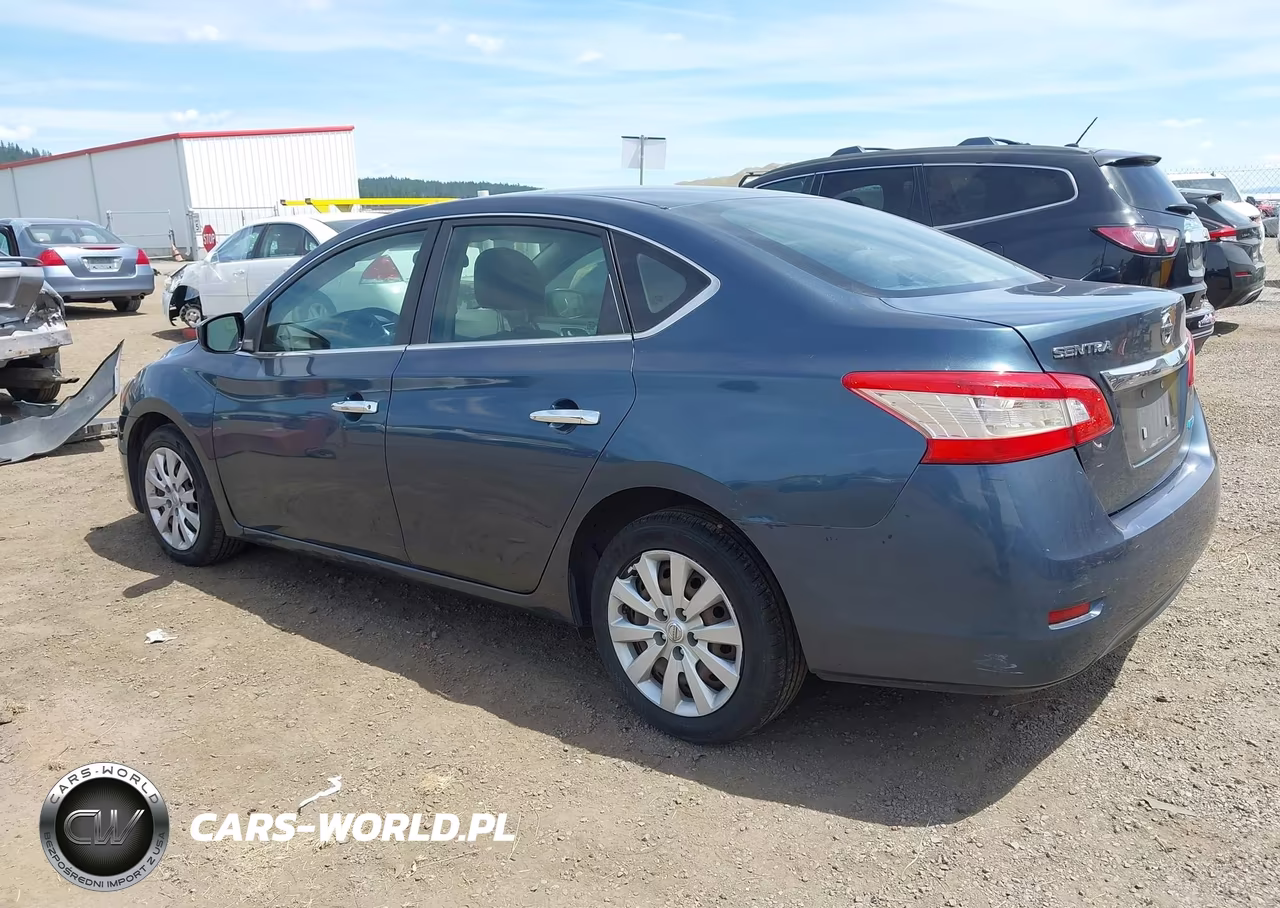 2013 Nissan Sentra Sv VIN:1N4AB7AP2DN900318 - 3