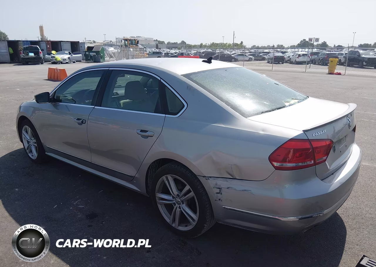 2013 Volkswagen Passat 2.0L Tdi Sel Premium VIN:1VWCN7A38DC073604 - 3