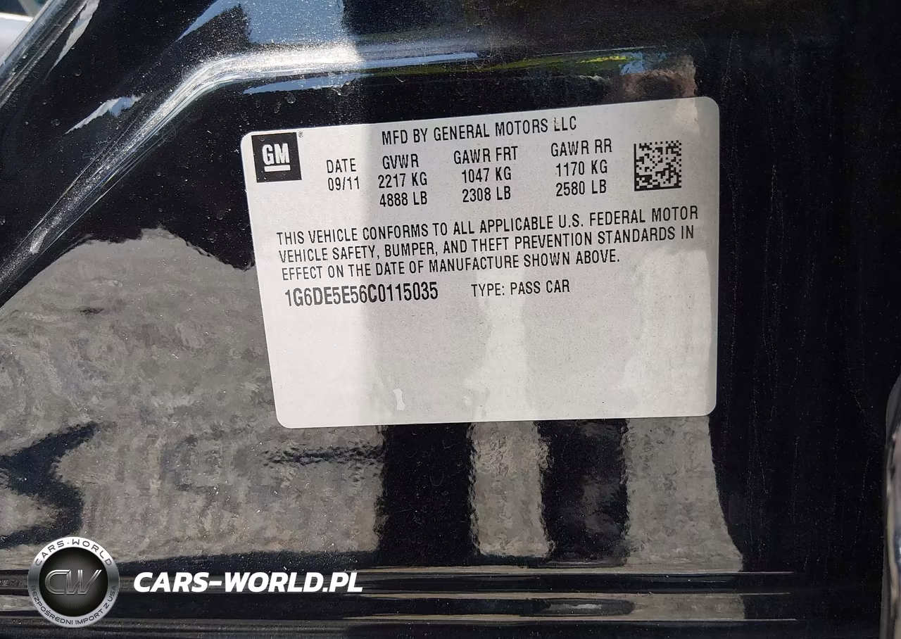 2012 Cadillac Cts Luxury VIN:1G6DE5E56C0115035 - 9