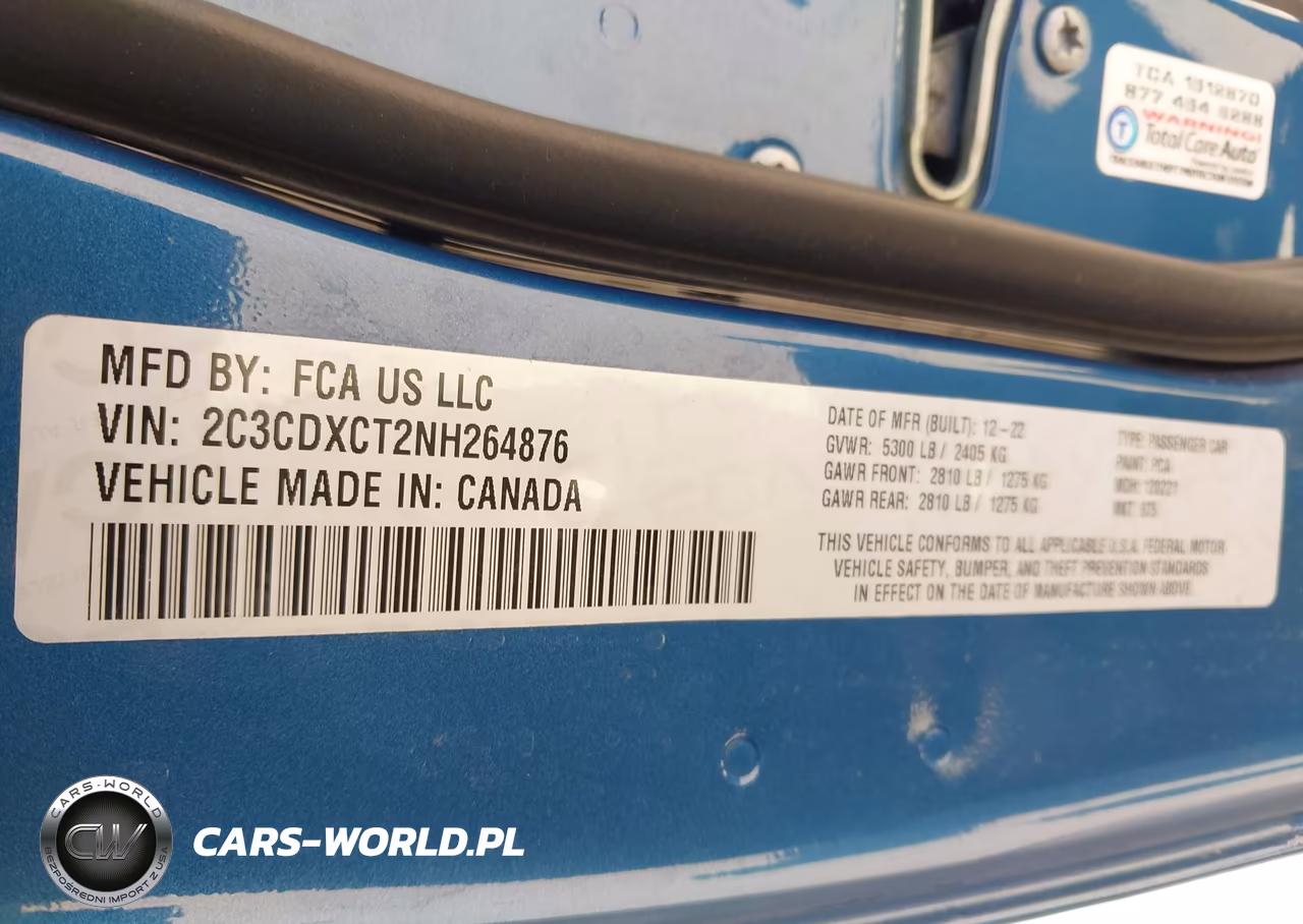 2022 Dodge Charger R-T VIN:2C3CDXCT2NH264876 - 9