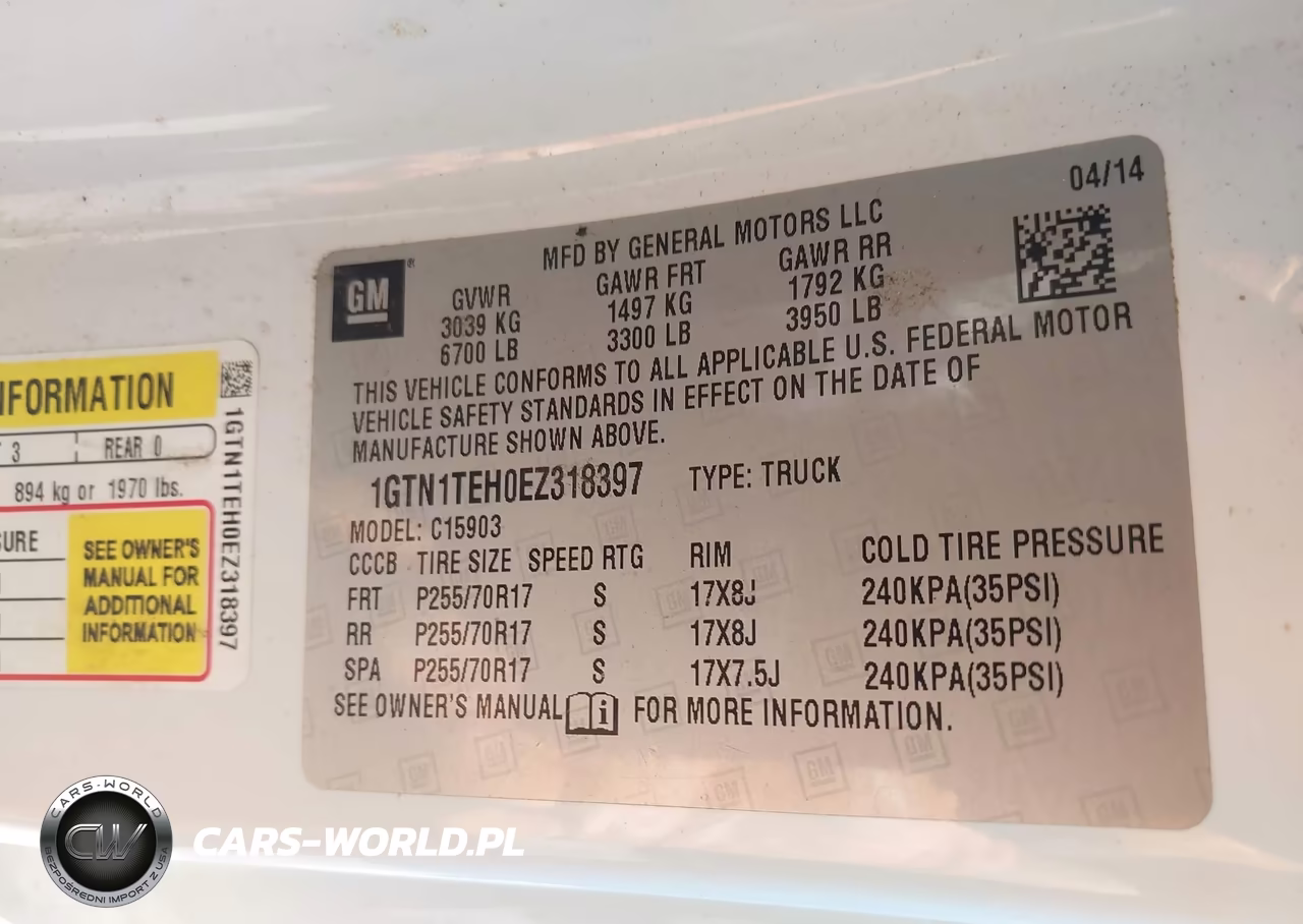 2014 GMC Sierra 1500 VIN:1GTN1TEH0EZ318397 - 9