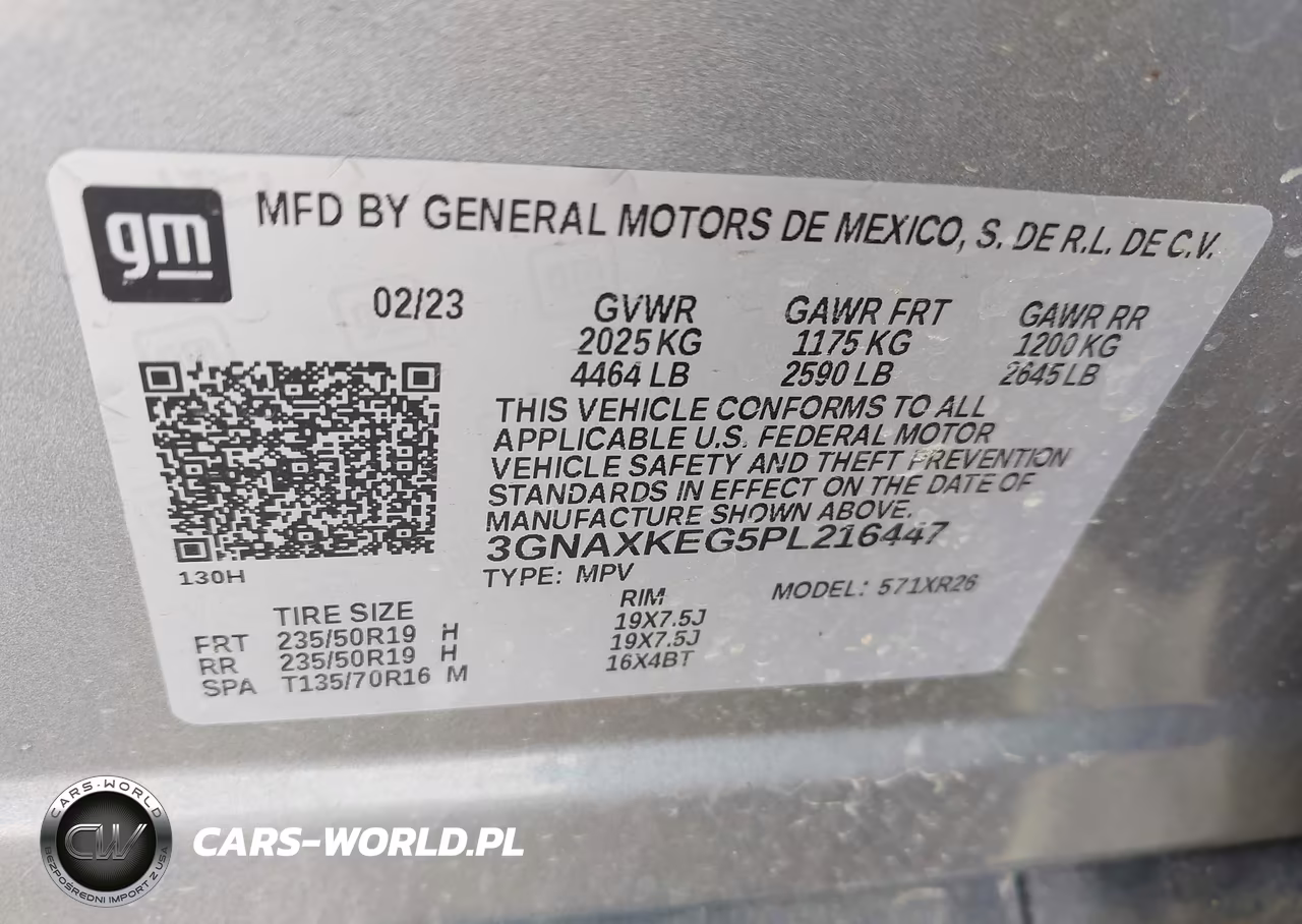 2023 Chevrolet Equinox Fwd Lt VIN:3GNAXKEG5PL216447 - 9