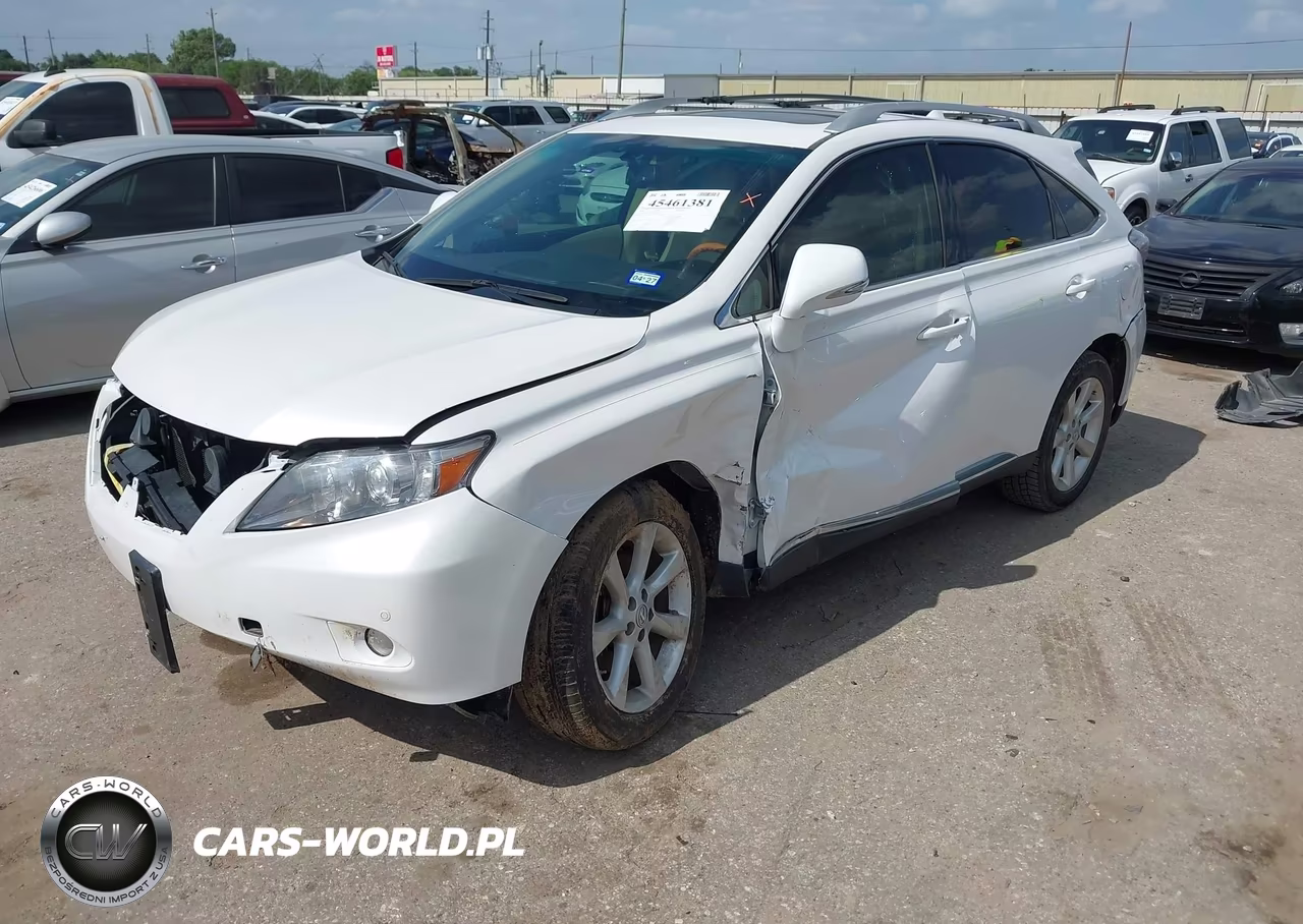 2010 Lexus Rx 350 VIN:2T2ZK1BA1AC031936 - 2