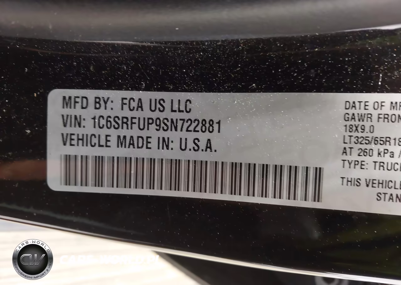 2025 Ram 1500 Rho 4X4 5'7 Box VIN:1C6SRFUP9SN722881 - 9