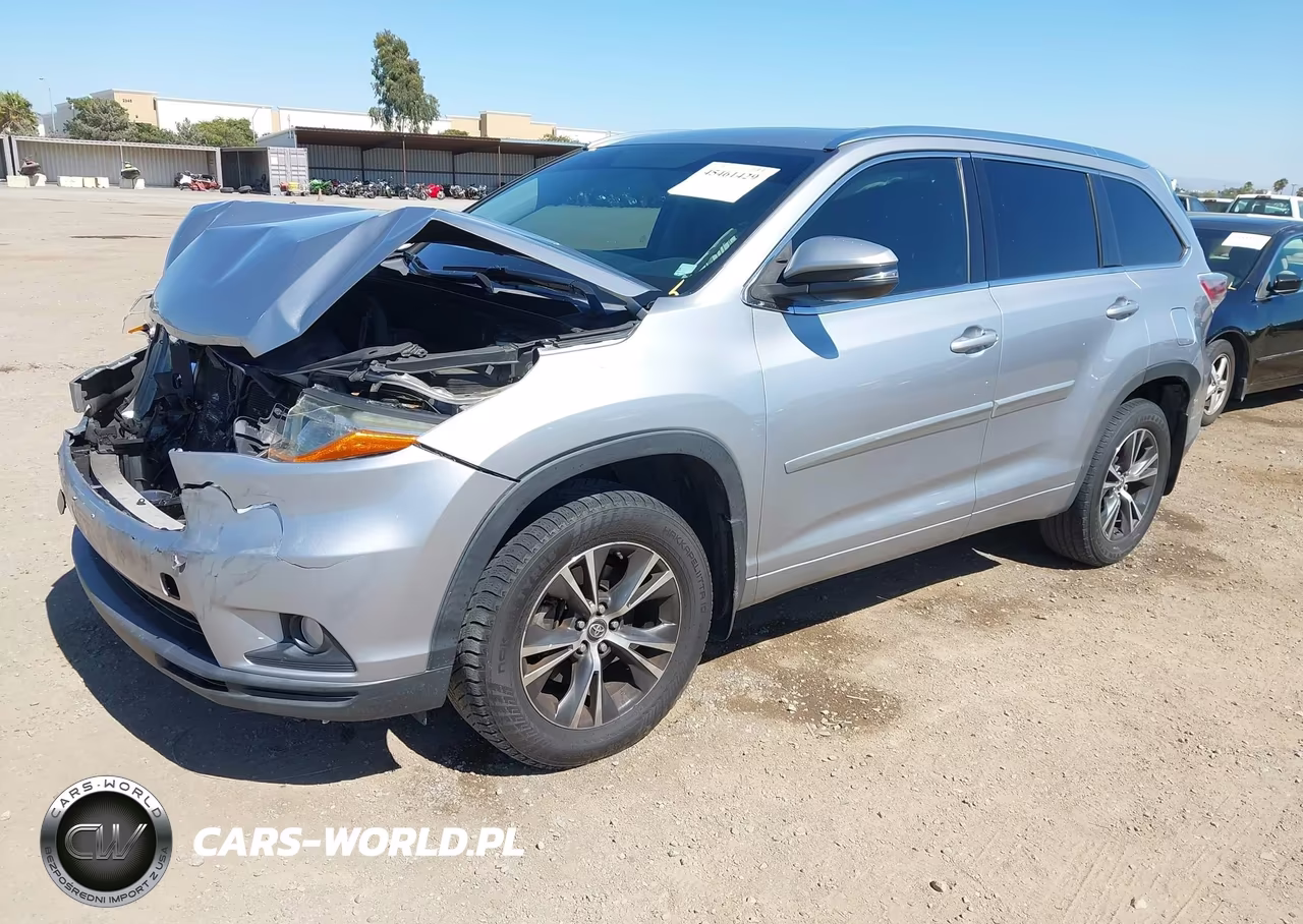 2016 Toyota Highlander Xle V6 VIN:5TDKKRFH8GS505070 - 2