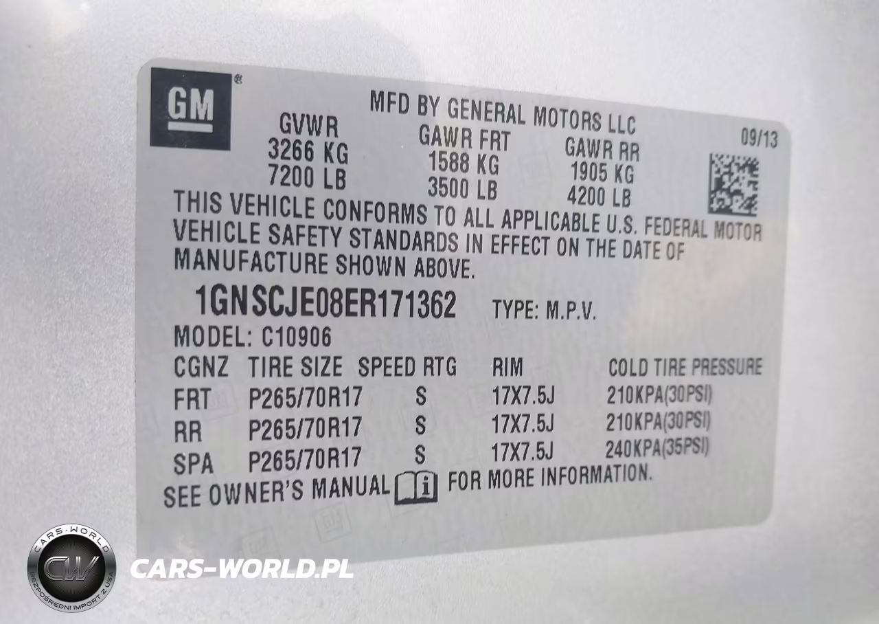 2014 Chevrolet Suburban Lt VIN:1GNSCJE08ER171362 - 9