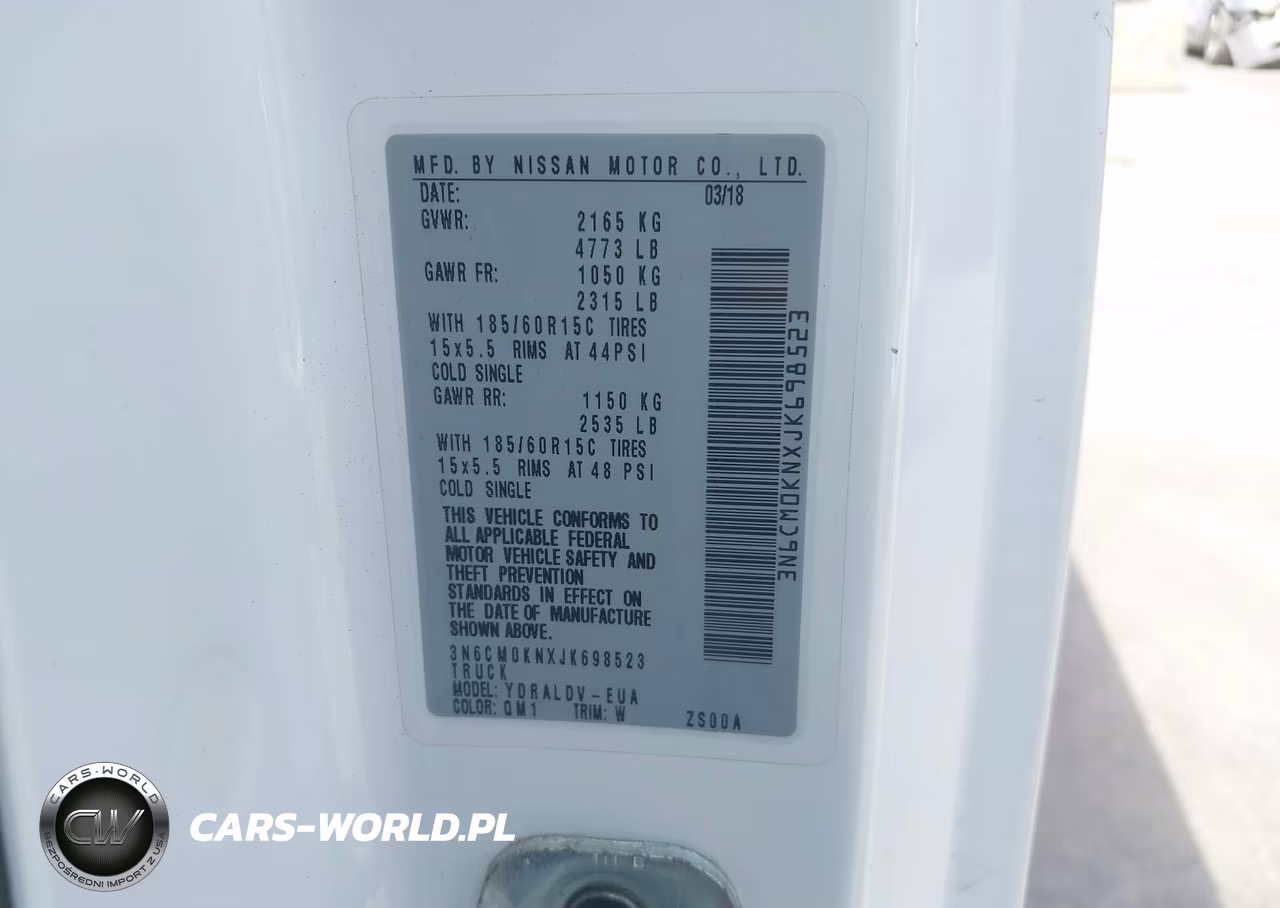2018 Nissan Nv200 S VIN:3N6CM0KNXJK698523 - 9