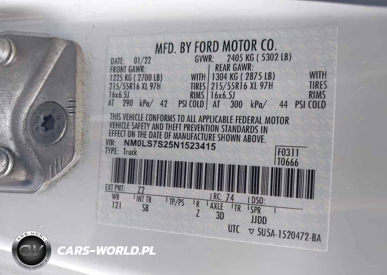 2022 Ford Transit Connect Xl VIN:NM0LS7S25N1523415 - 9