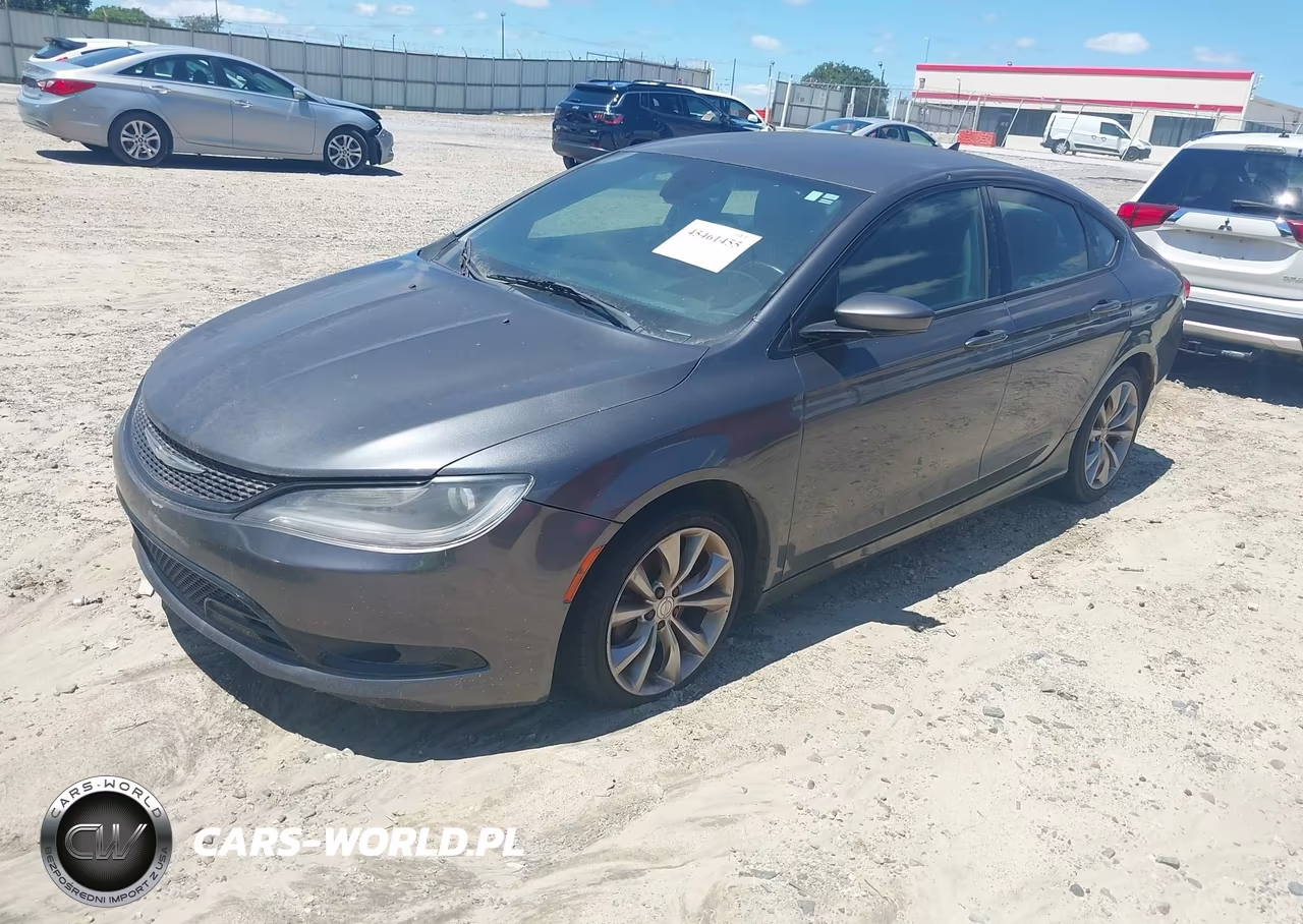 2015 Chrysler 200 S VIN:1C3CCCBB9FN529547 - 2