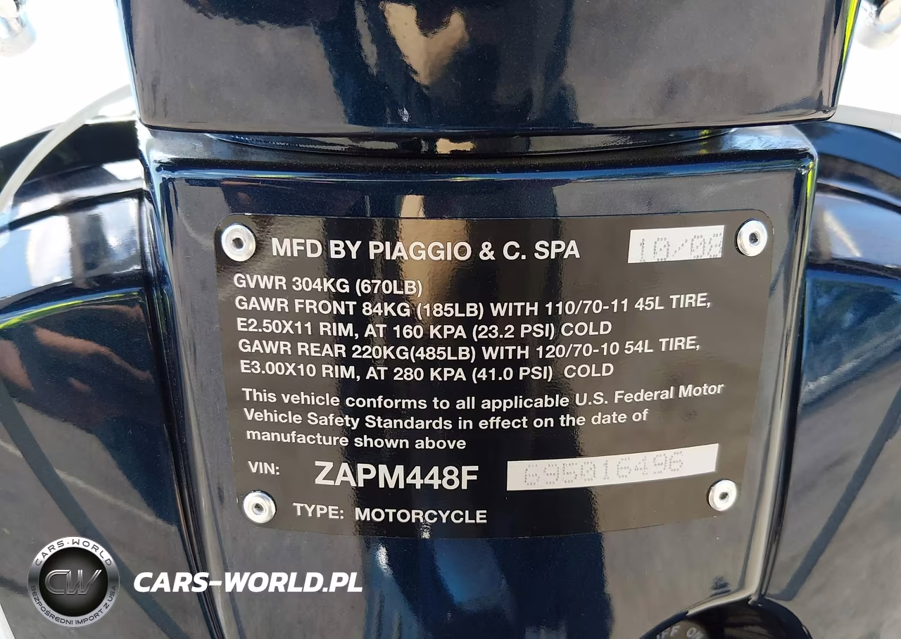 2009 Vespa Lx 150 VIN:ZAPM448F695016496 - 10