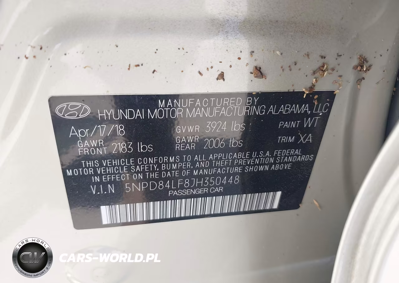 2018 Hyundai Elantra Limited VIN:5NPD84LF8JH350448 - 9