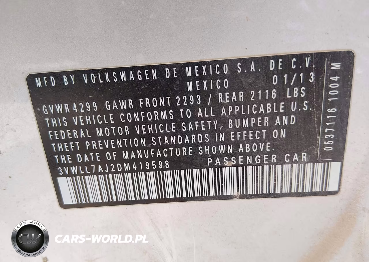 2013 Volkswagen Jetta 2.0L Tdi VIN:3VWLL7AJ2DM419598 - 9