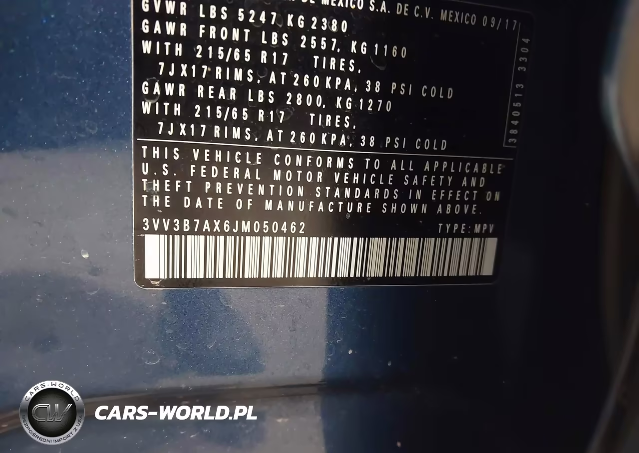 2018 Volkswagen Tiguan 2.0T Se-2.0T Sel VIN:3VV3B7AX6JM050462 - 9