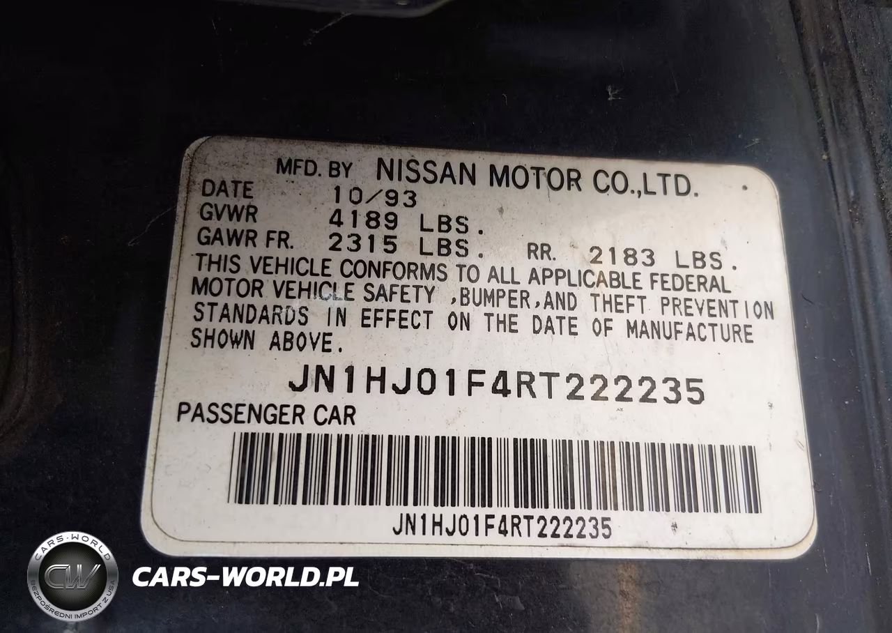 1994 Nissan Maxima Gxe VIN:JN1HJ01F4RT222235 - 9