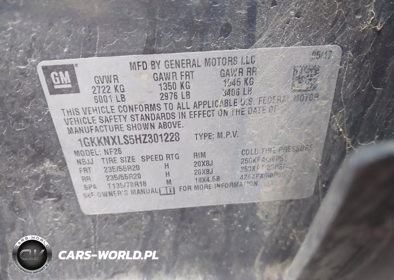 2017 GMC Acadia Denali VIN:1GKKNXLS5HZ301228 - 9