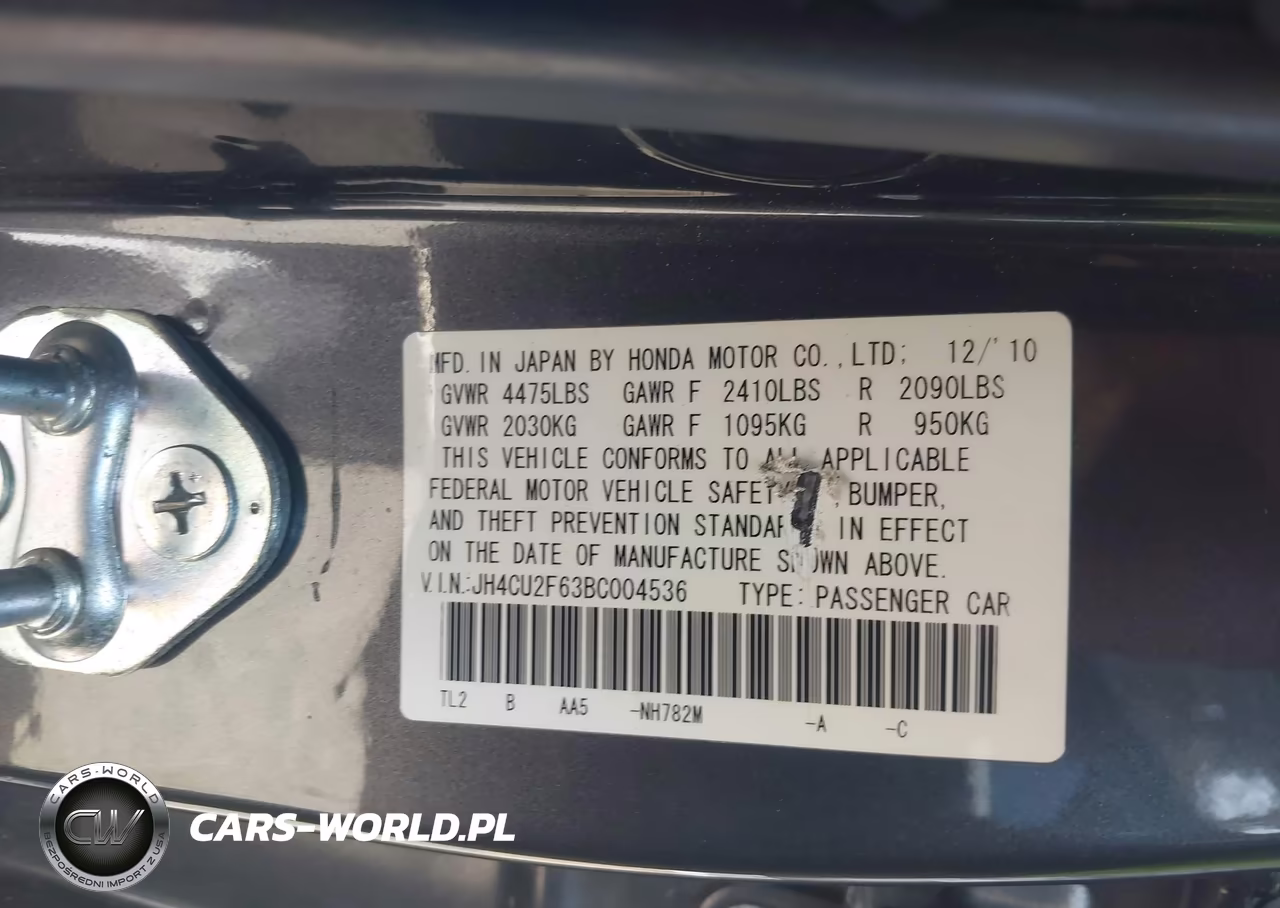 2011 Acura Tsx 2.4 VIN:JH4CU2F63BC004536 - 9
