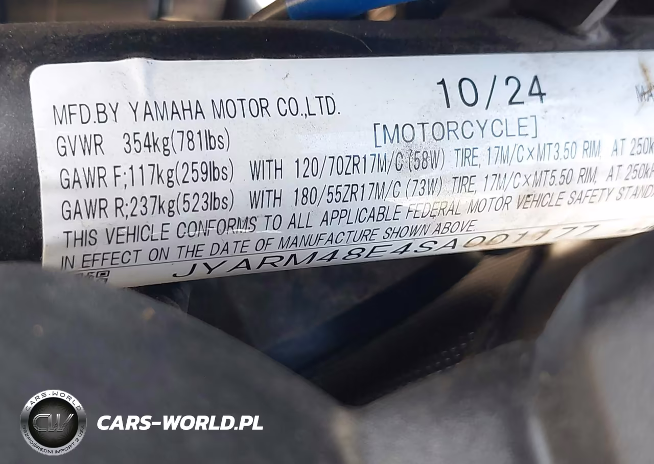 2025 Yamaha Mtn690 VIN:JYARM48E4SA001177 - 10