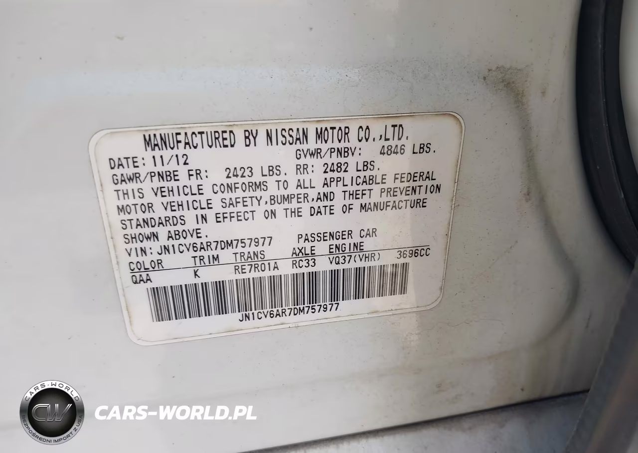 2013 Infiniti G37X VIN:JN1CV6AR7DM757977 - 9
