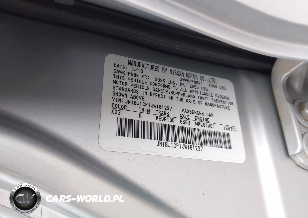 2018 Nissan Rogue Sport Sv VIN:JN1BJ1CP1JW181227 - 9