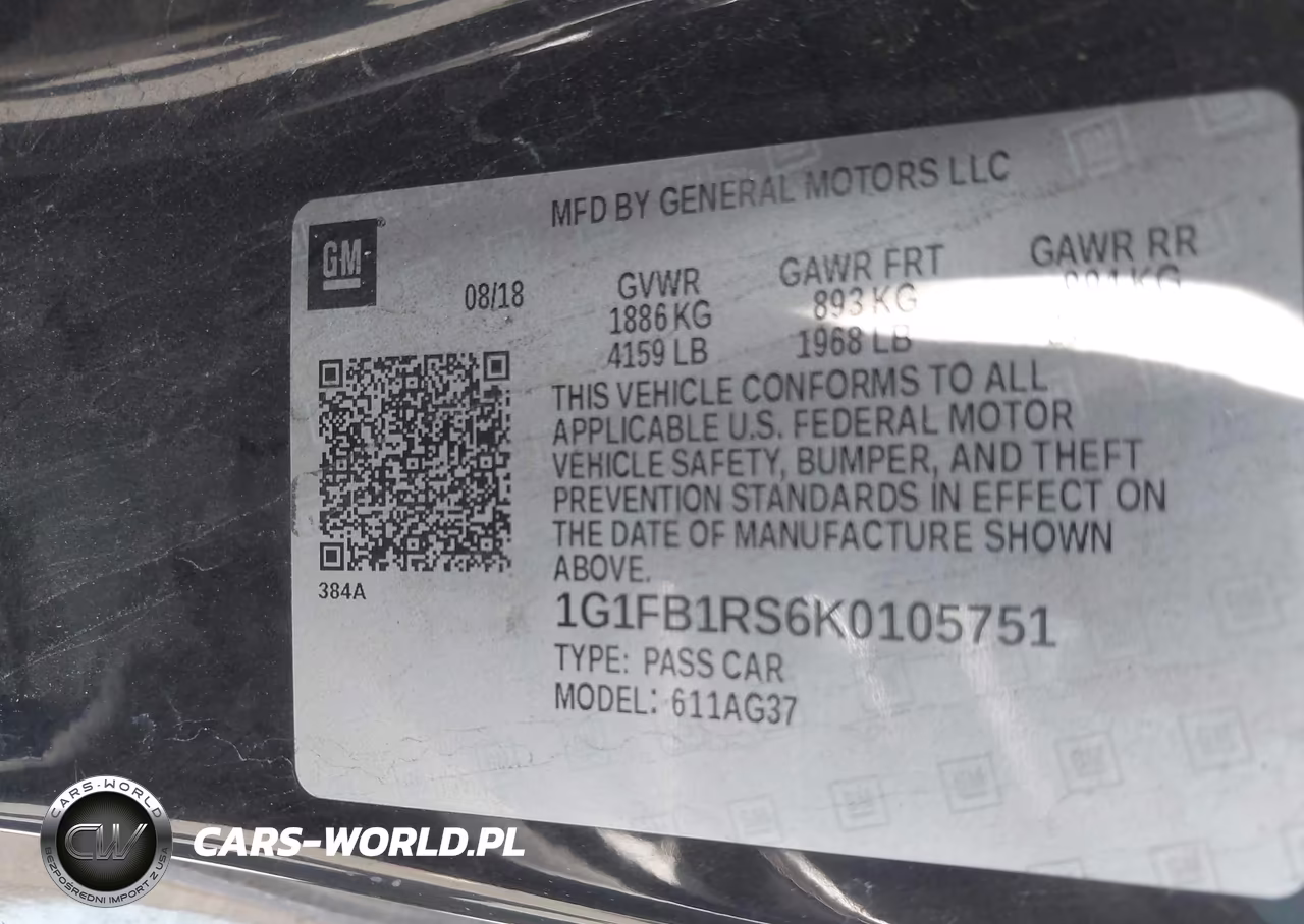 2019 Chevrolet Camaro 1Lt VIN:1G1FB1RS6K0105751 - 9