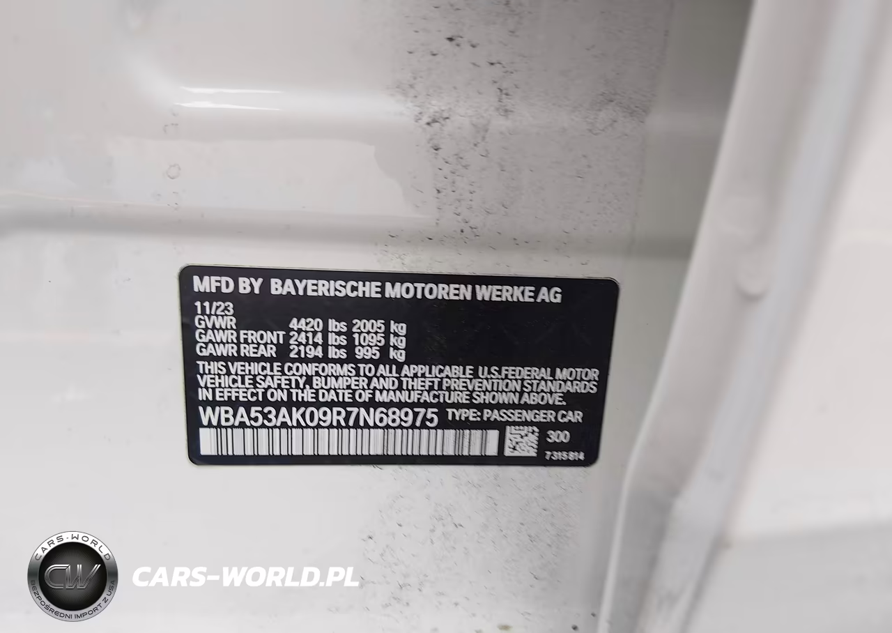 2024 BMW 228I Gran Coupe Sdrive VIN:WBA53AK09R7N68975 - 9