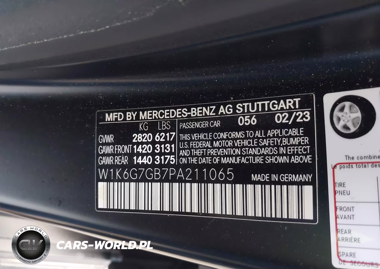 2023 Mercedes-Benz S 580 4Matic VIN:W1K6G7GB7PA211065 - 9
