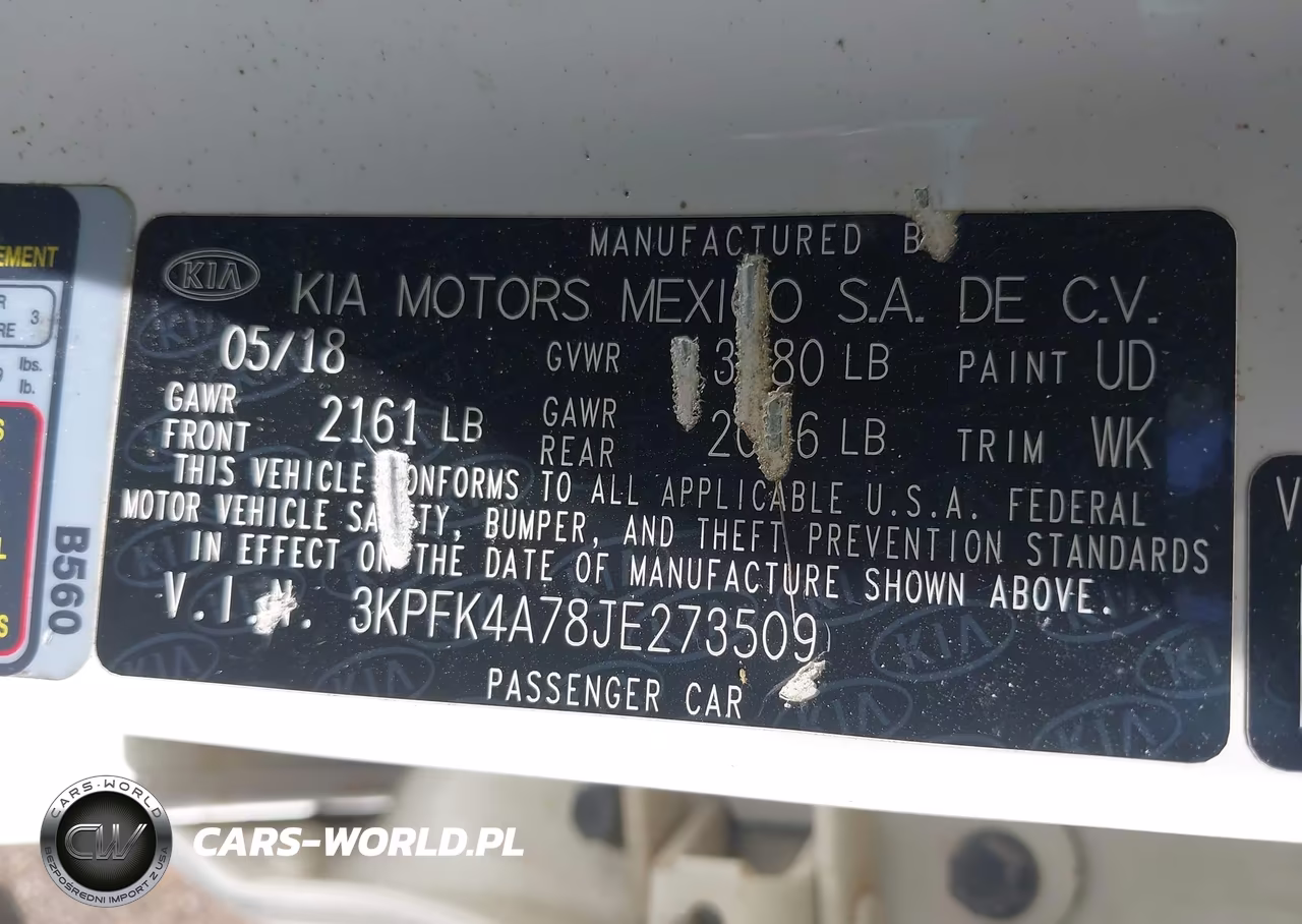 2018 Kia Forte Lx VIN:3KPFK4A78JE273509 - 9