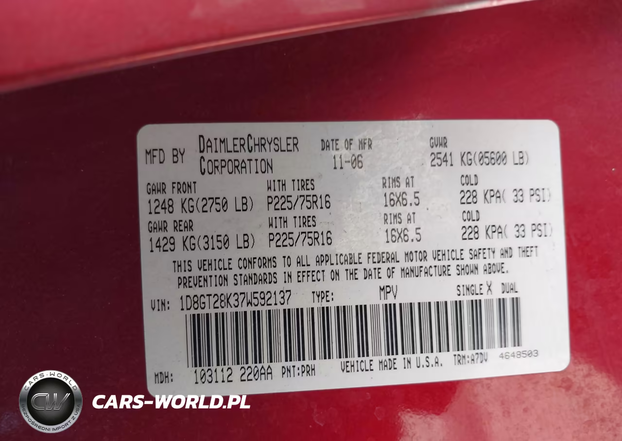 2007 Dodge Nitro Sxt VIN:1D8GT28K37W592137 - 9