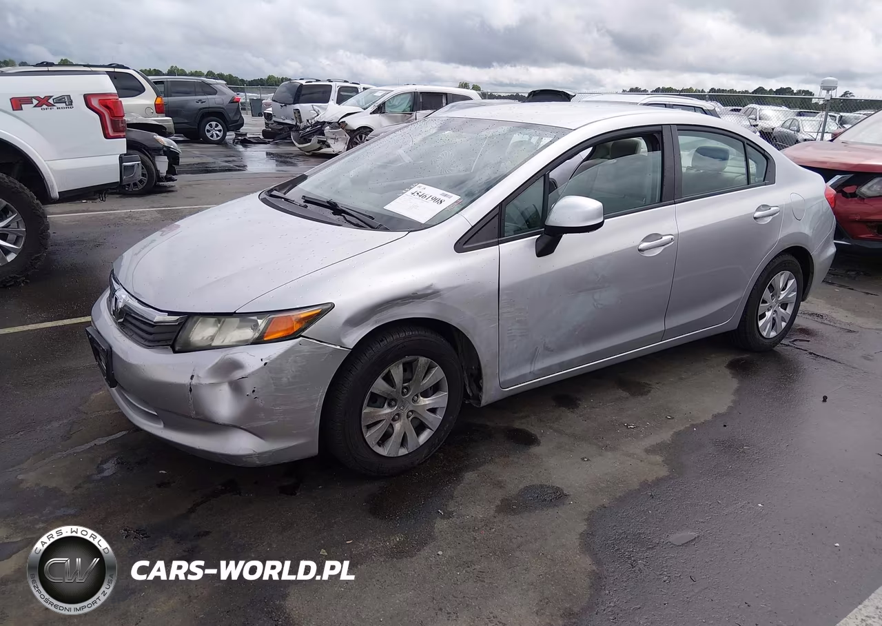 2012 Honda Civic Lx VIN:19XFB2F51CE386975 - 2