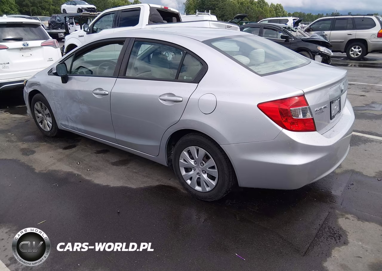 2012 Honda Civic Lx VIN:19XFB2F51CE386975 - 3